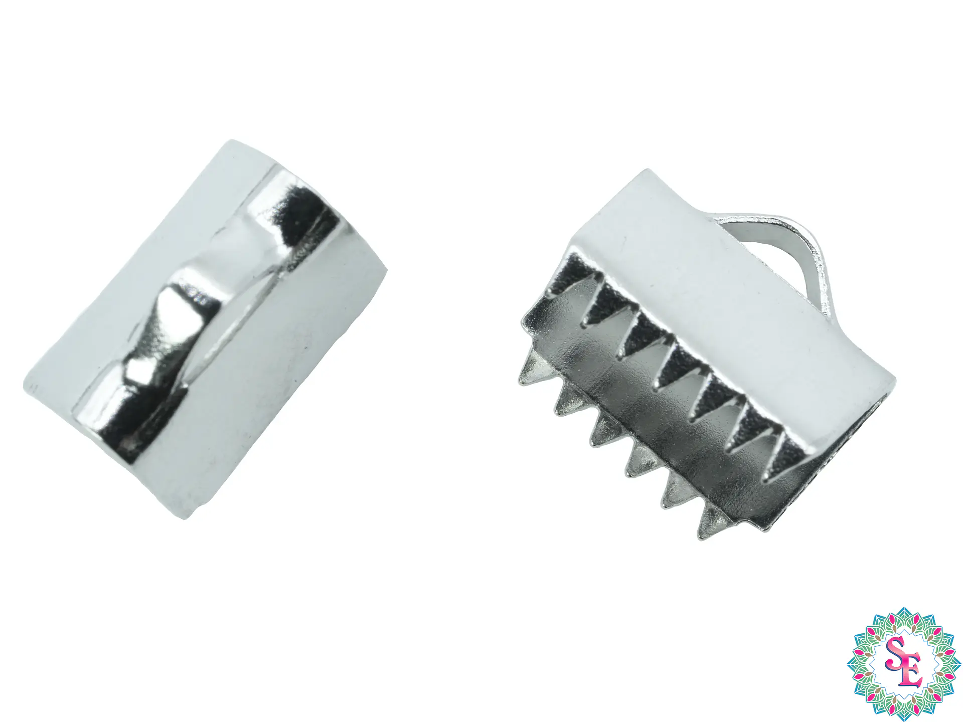 ACERO PLATEADO TERMINAL CARTERA LISO 10.5MM    1
