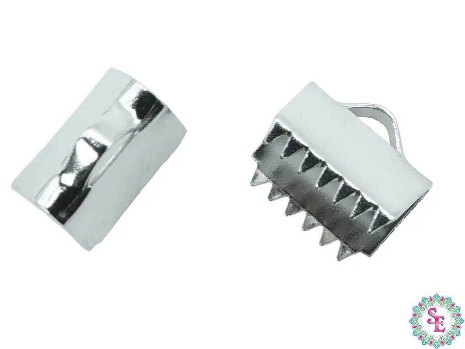 ACERO PLATEADO TERMINAL CARTERA LISO 10.5MM    1