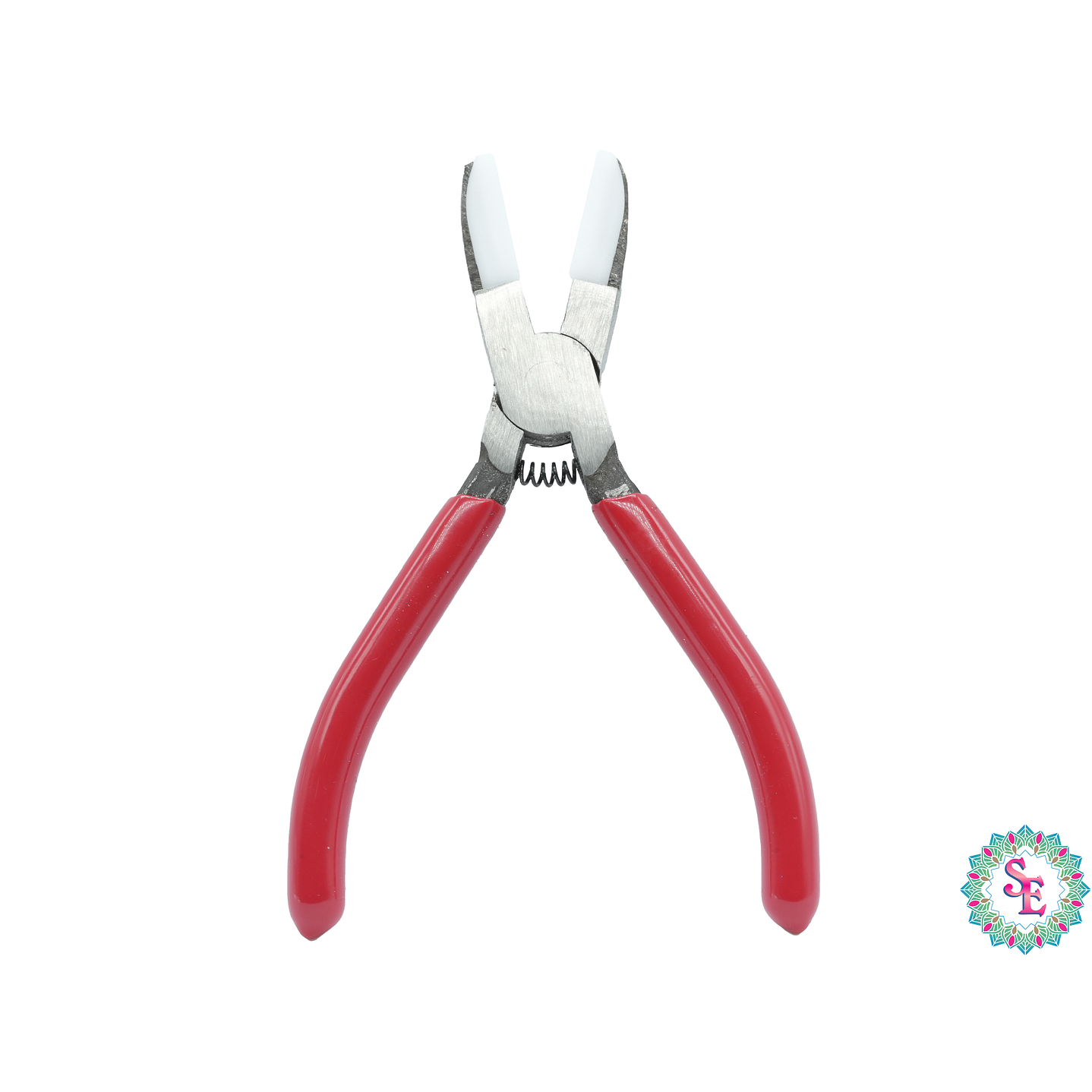 PINZA HERRAMIENTA CABO ROJO PUNTA PLANA NYLON 1