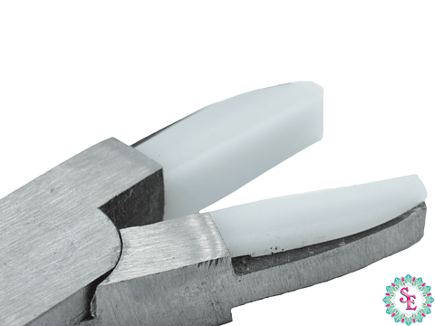 PINZA HERRAMIENTA CABO ROJO PUNTA PLANA NYLON