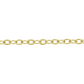 ACERO DORADO CADENA OVALADA PLANA 0.5MM  - Miniatura 1