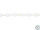 ACERO DORADO CADENA PERLA ARROZ 5*7MM - Miniatura 1