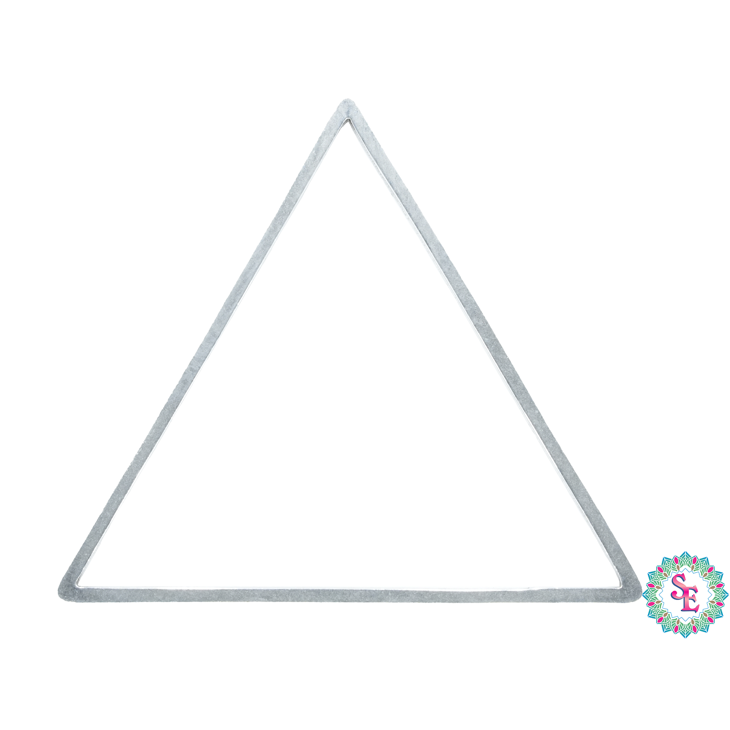 ACERO PLATEADO TRIANGULO FIGURA 20MM 1