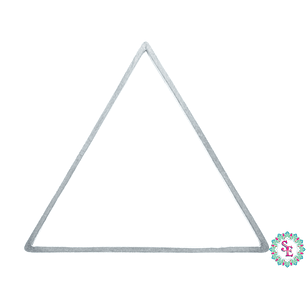 ACERO PLATEADO TRIANGULO FIGURA 20MM
