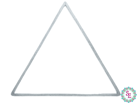 ACERO PLATEADO TRIANGULO FIGURA 20MM