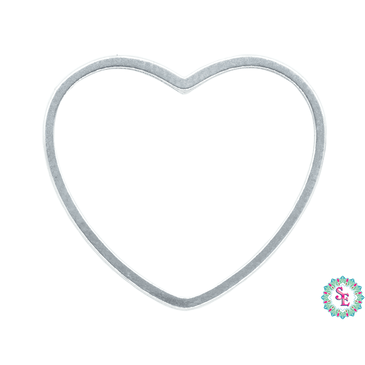 ACERO PLATEADO CORAZON FIGURA 20MM 1