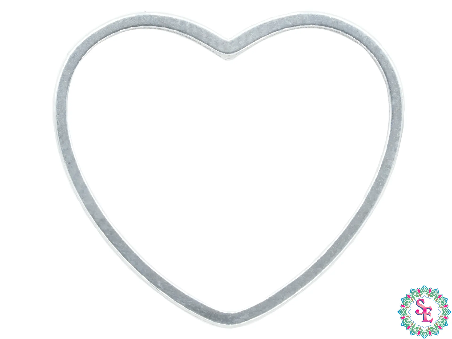 ACERO PLATEADO CORAZON FIGURA 20MM 1