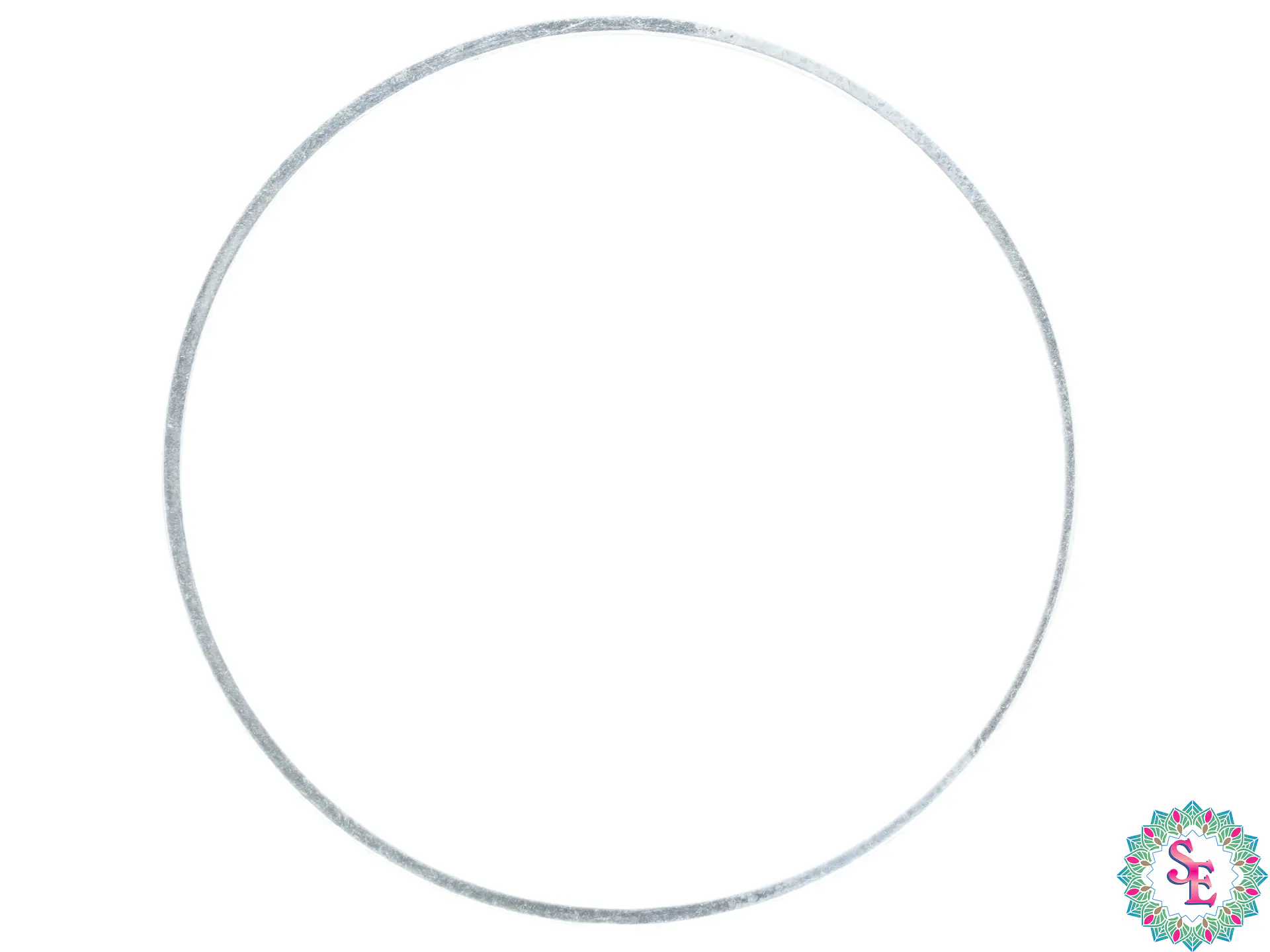 ACERO PLATEADO CIRCULO FIGURA 40MM 1
