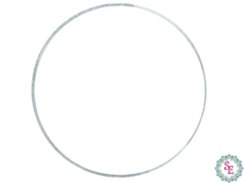 ACERO PLATEADO CIRCULO FIGURA 40MM 1