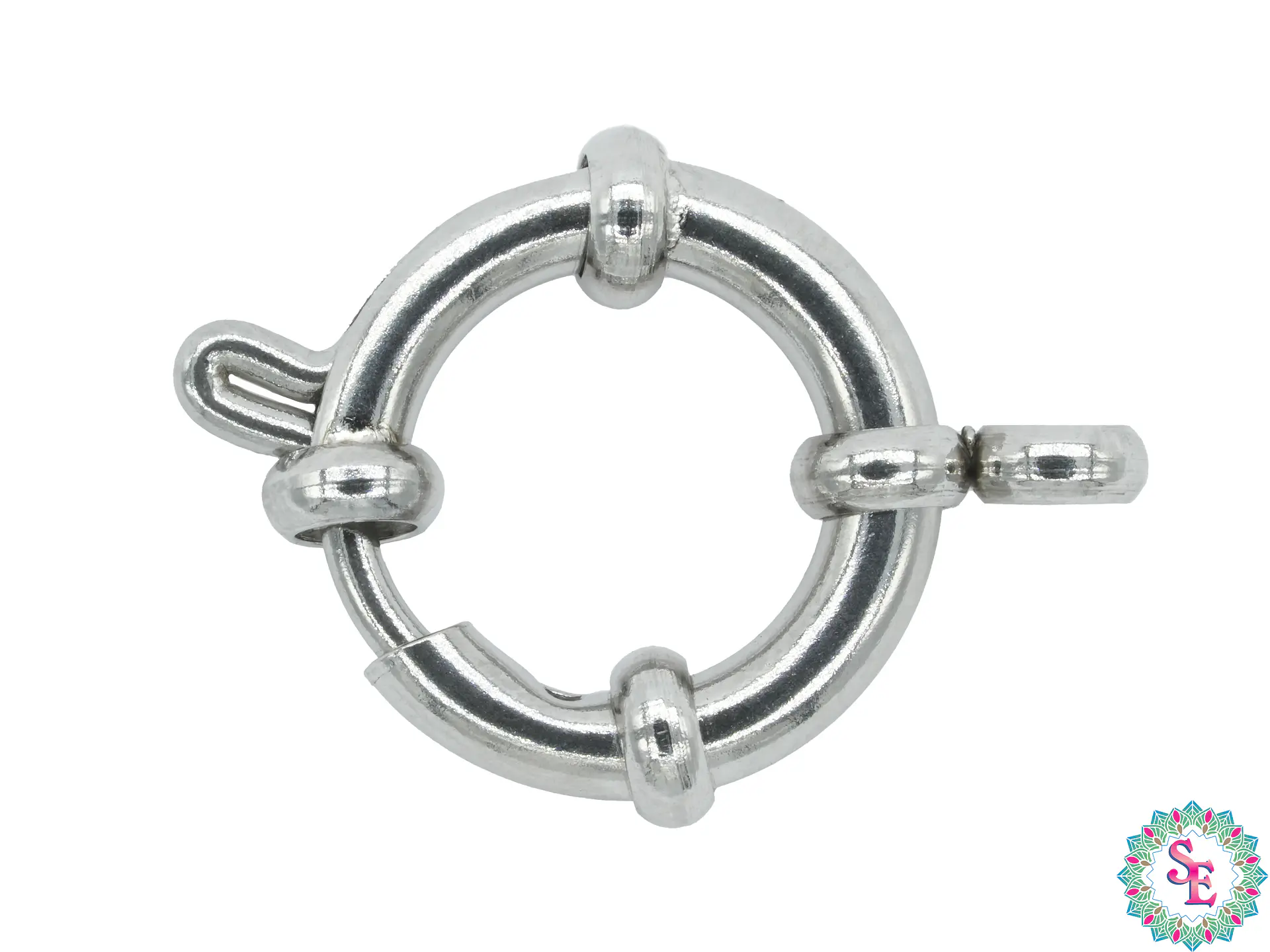 ACERO PLATEADO BROCHE RIAZA 14MM 1