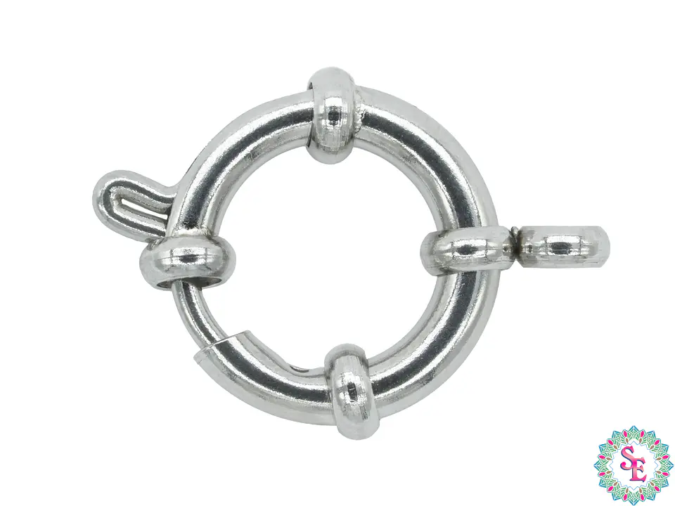 ACERO PLATEADO BROCHE RIAZA 14MM 1
