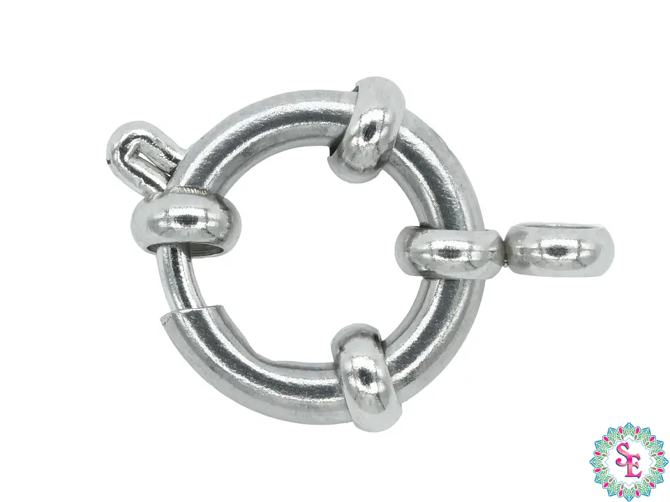 ACERO PLATEADO BROCHE RIAZA 12MM 1