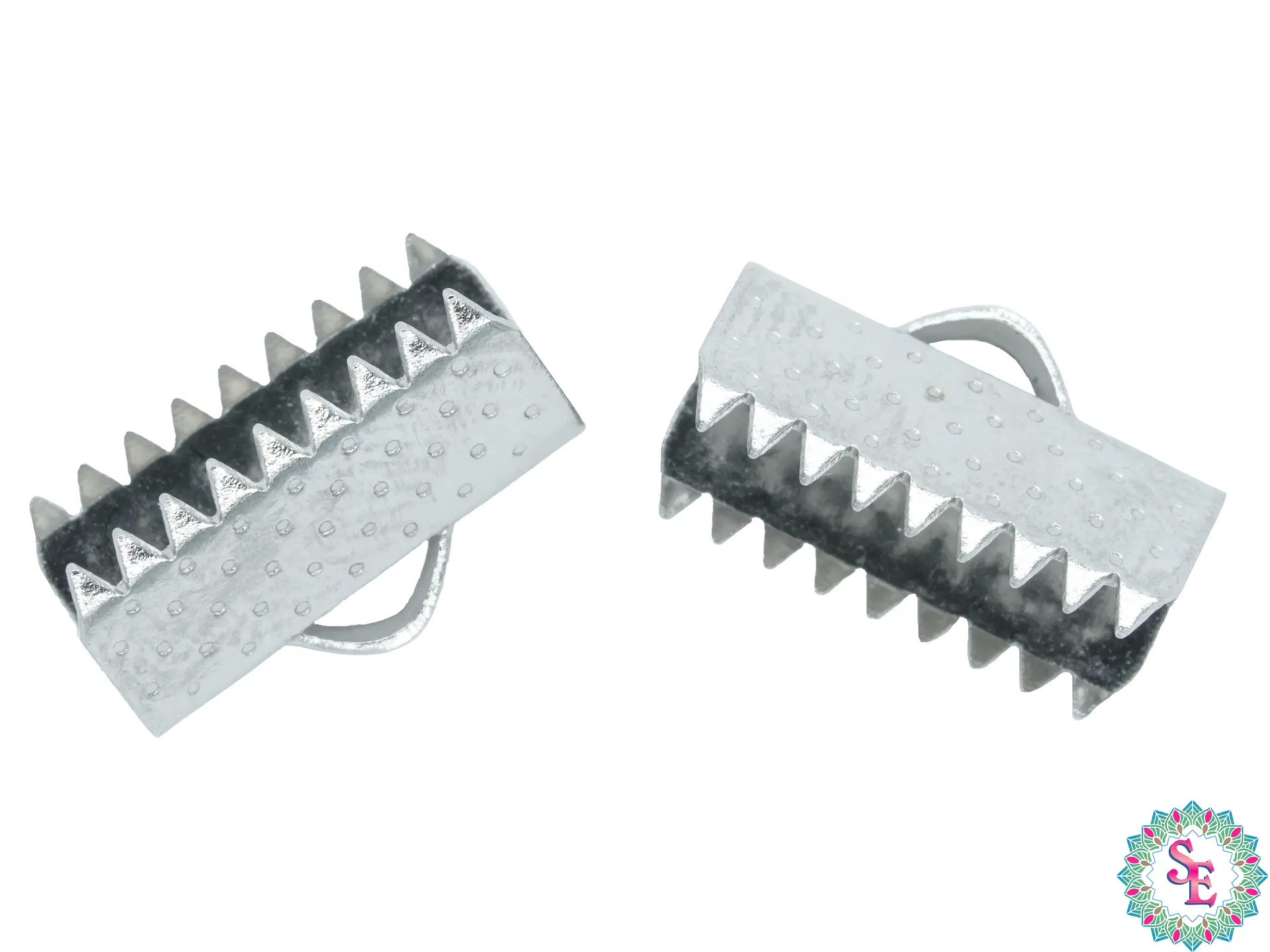 ACERO PLATEADO TERMINAL CARTERA 13MM    1