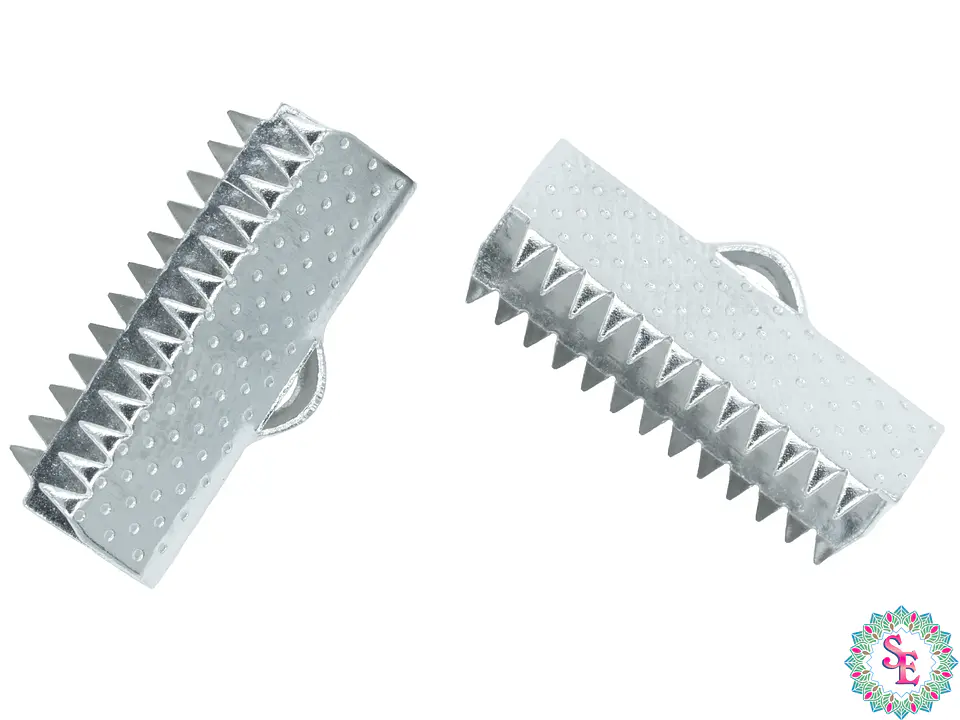 ACERO PLATEADO TERMINAL CARTERA 20MM    1