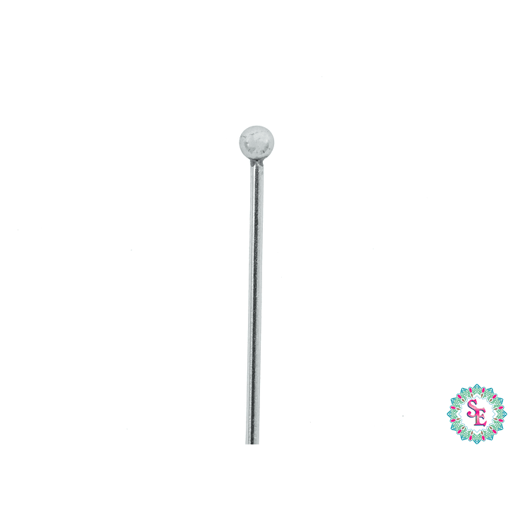 ACERO PLATEADO ALFILER FOSFORO 0.7*30MM 1