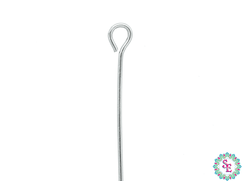 ACERO PLATEADO ALFILER ARGOLLA 0.7*35MM