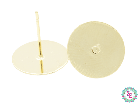 TOPO ACERO DORADO PLANO 12MM TP59