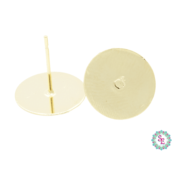 TOPO ACERO DORADO PLANO 12MM TP59 1