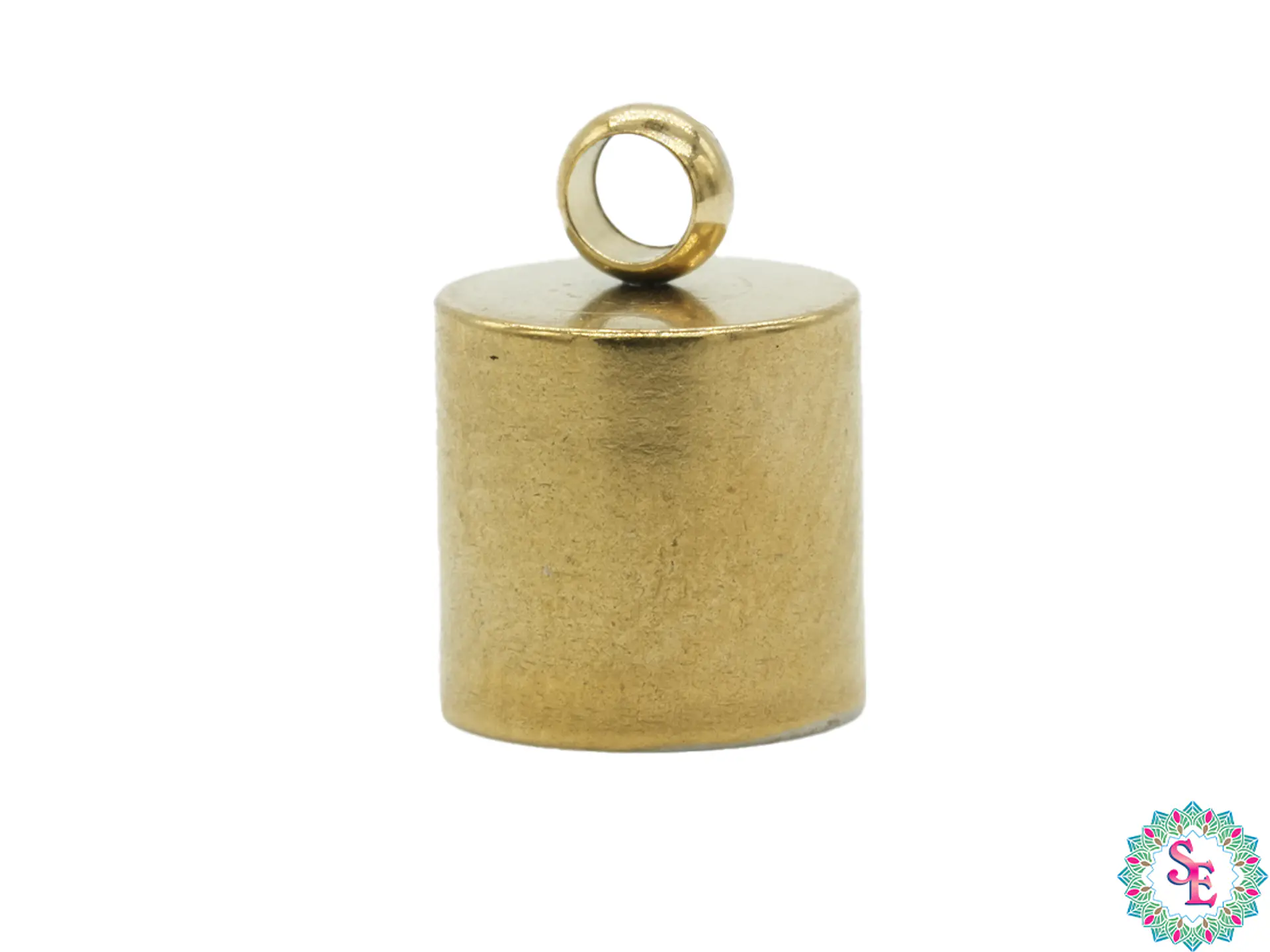 ACERO DORADO TERMINAL CAMPANA LISA 6MM 1