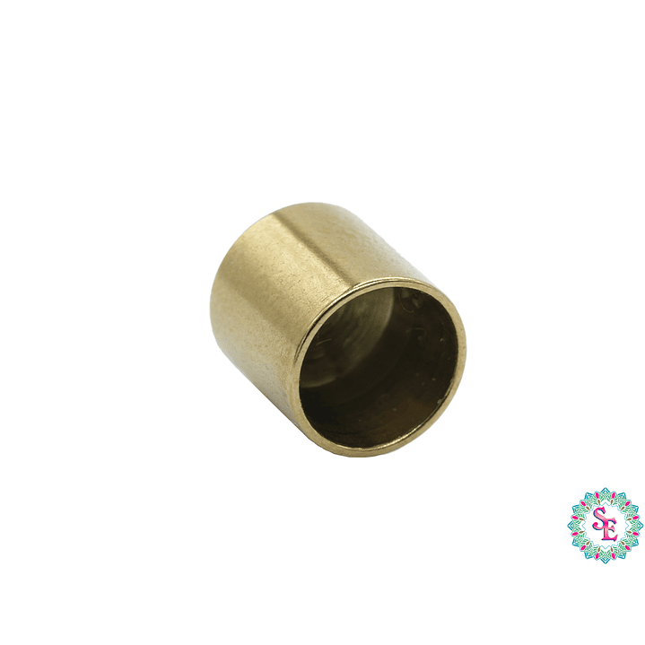 ACERO DORADO TERMINAL CAMPANA LISA 6MM 2