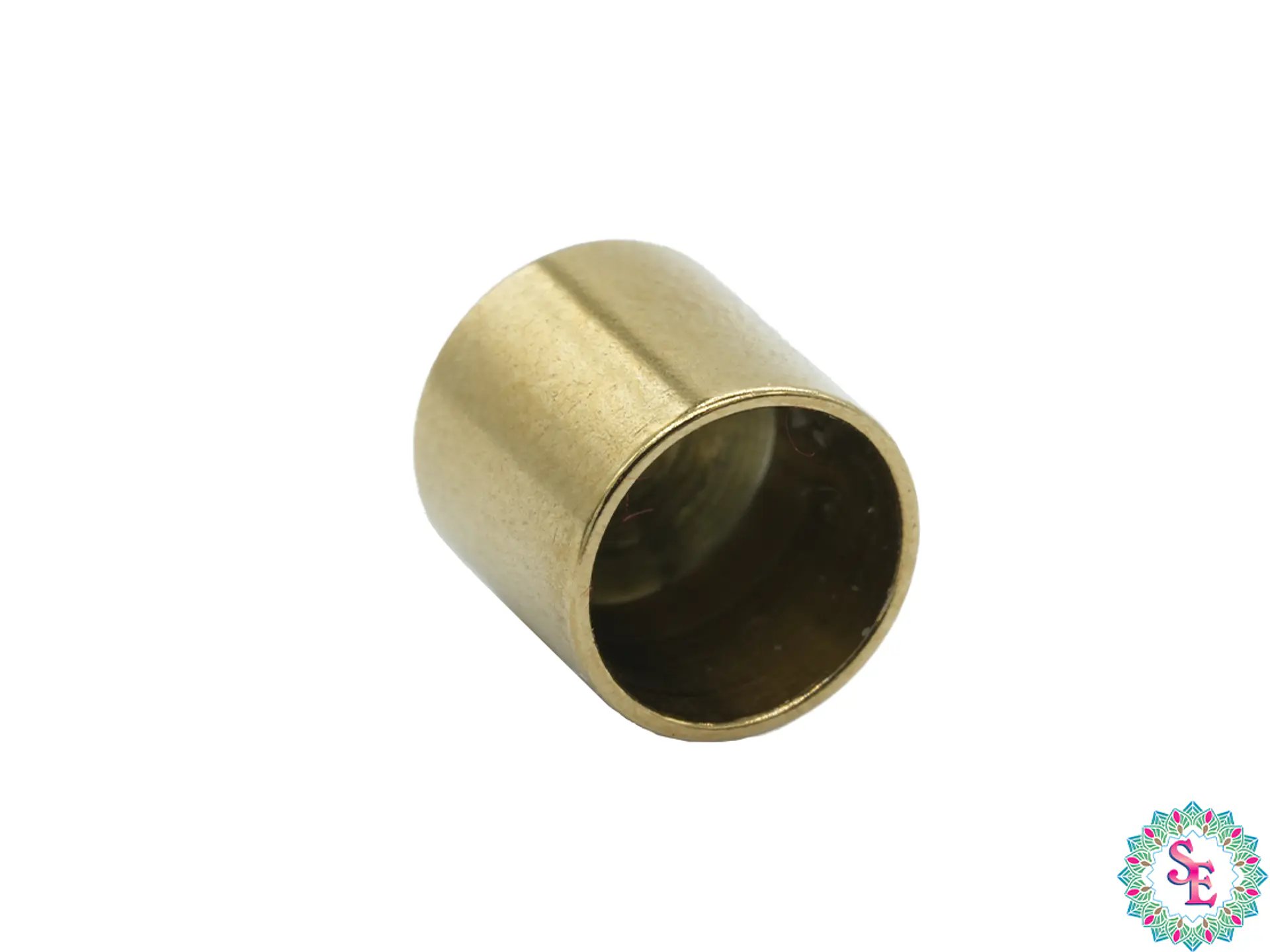 ACERO DORADO TERMINAL CAMPANA LISA 6MM 2