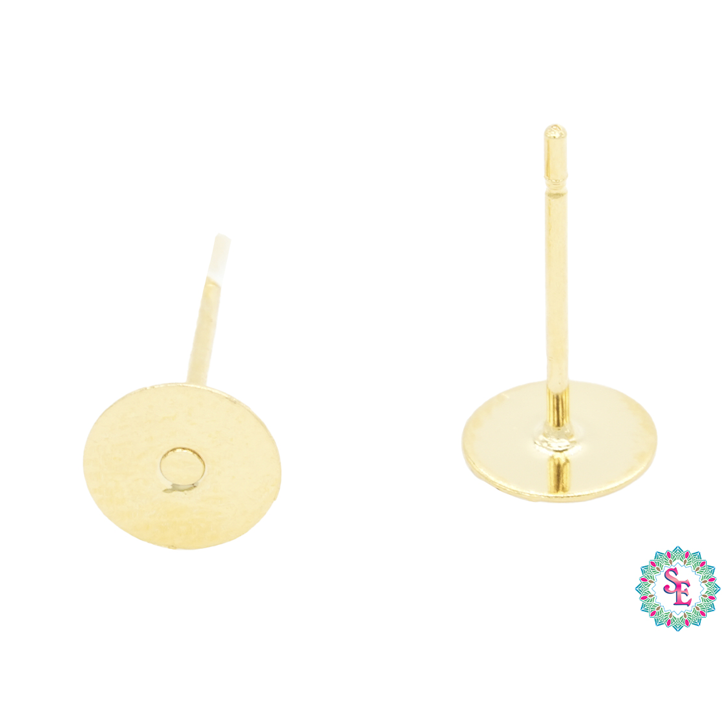 TOPO ACERO DORADO PLANO  6MM 1