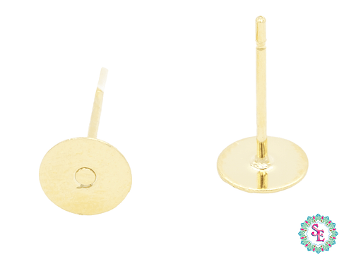 TOPO ACERO DORADO PLANO  6MM