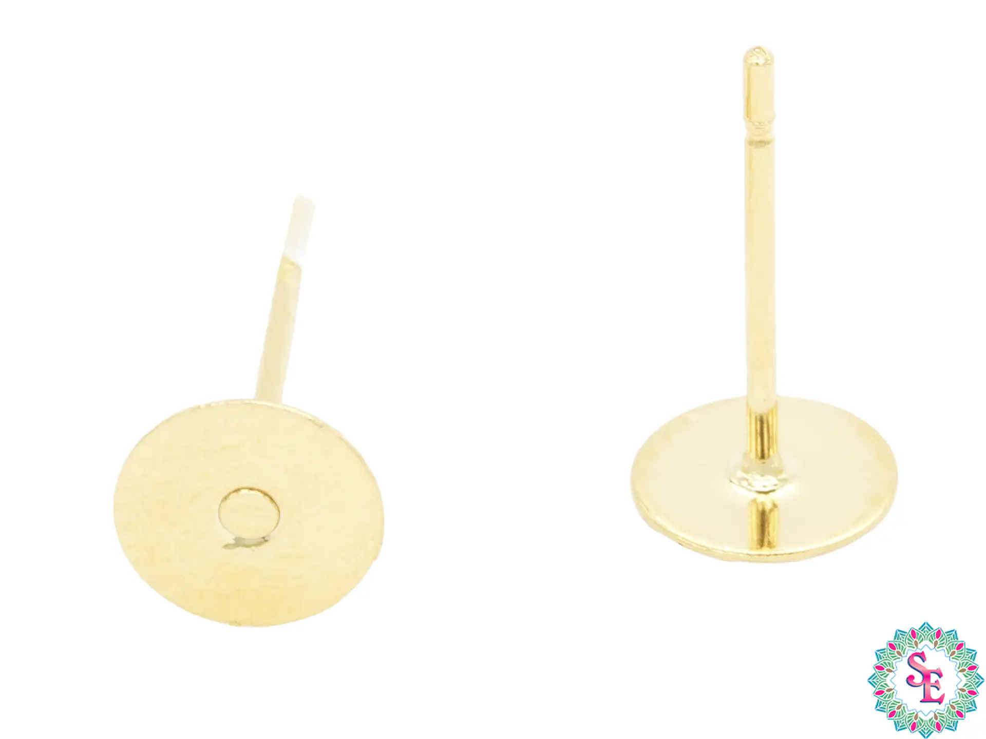 TOPO ACERO DORADO PLANO  6MM 1