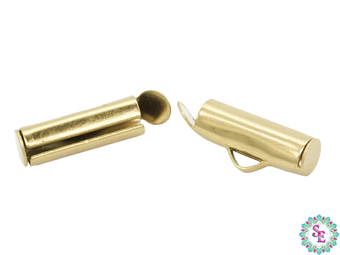 ACERO DORADO TERMINAL FLAUTA 13MM 