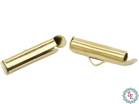 ACERO DORADO TERMINAL FLAUTA 16MM 