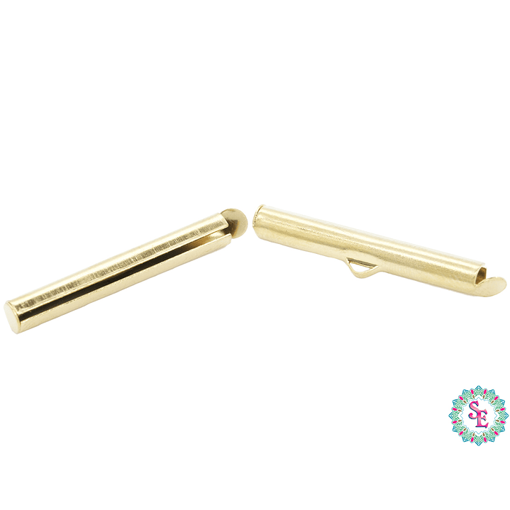 ACERO DORADO TERMINAL FLAUTA 30MM 1