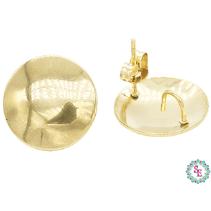 ACERO DORADO TOPO 90  REDONDO CONCAVO 15MM