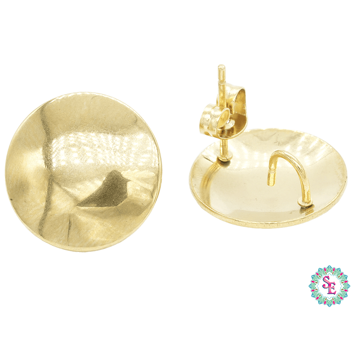 ACERO DORADO TOPO 90  REDONDO CONCAVO 15MM 1