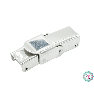 ACERO PLATEADO BROCHE RELOJ 6*3MM
