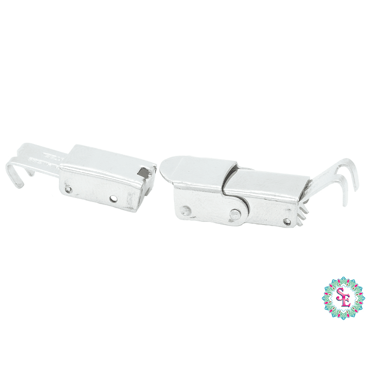 ACERO PLATEADO BROCHE RELOJ 6*3MM 2