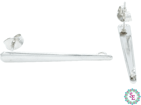 ACERO PLATEADO TOPO 22 LARGO 35*4MM