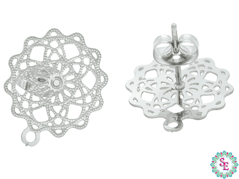 ACERO PLATEADO TOPO 6 FILIGRANA 15MM