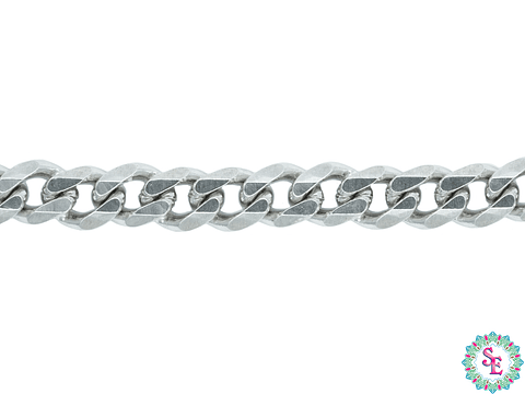ACERO PLATEADO CADENA CUBANA 1.5MM