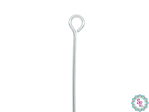 ACERO PLATEADO ALFILER ARGOLLA 0.7*30MM