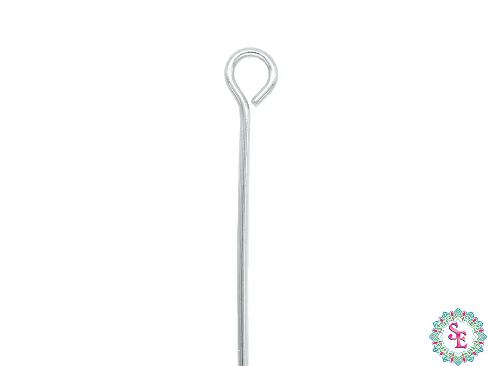 ACERO PLATEADO ALFILER ARGOLLA 0.7*30MM 1