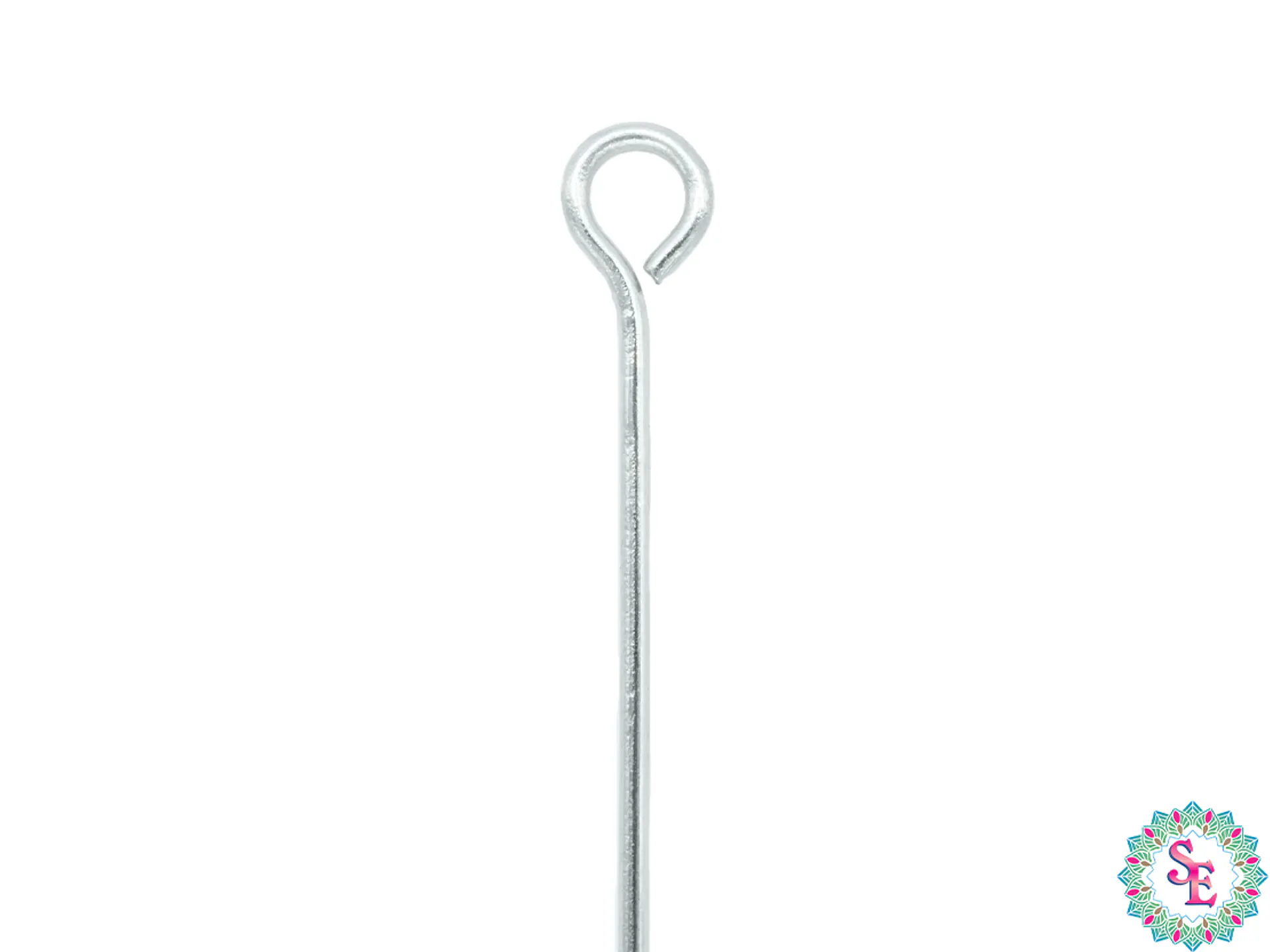 ACERO PLATEADO ALFILER ARGOLLA 0.7*40MM 1