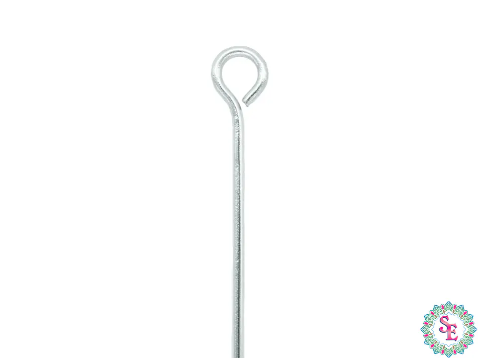 ACERO PLATEADO ALFILER ARGOLLA 0.7*40MM 1