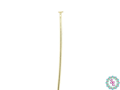 ACERO DORADO ALFILER CABEZA PLANA 0.7*40MM 