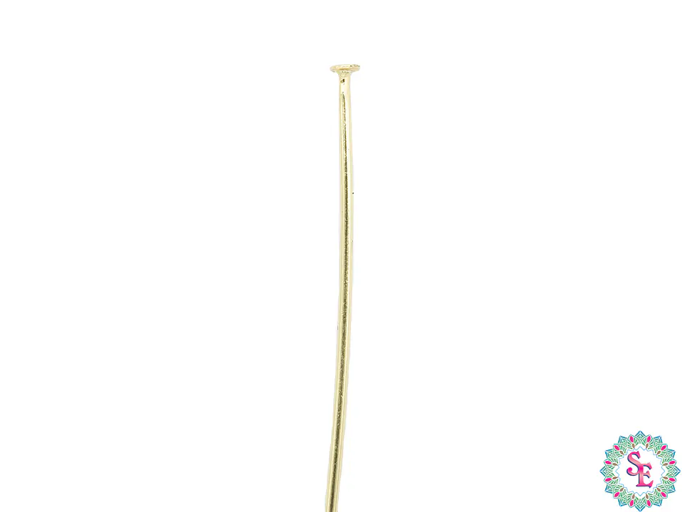 ACERO DORADO ALFILER CABEZA PLANA 0.7*40MM  1