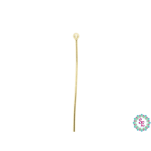 ACERO DORADO ALFILER CABEZA FOSFORO 0.7*35MM 