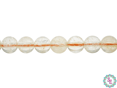 PIEDRA NATURAL LISA CITRINO # 6MM