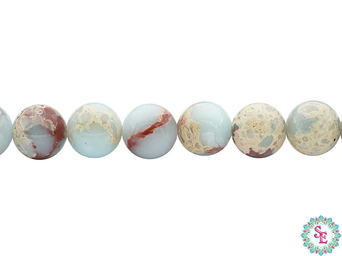 PIEDRA NATURAL LISA JASPER IMPERIAL # 8MM