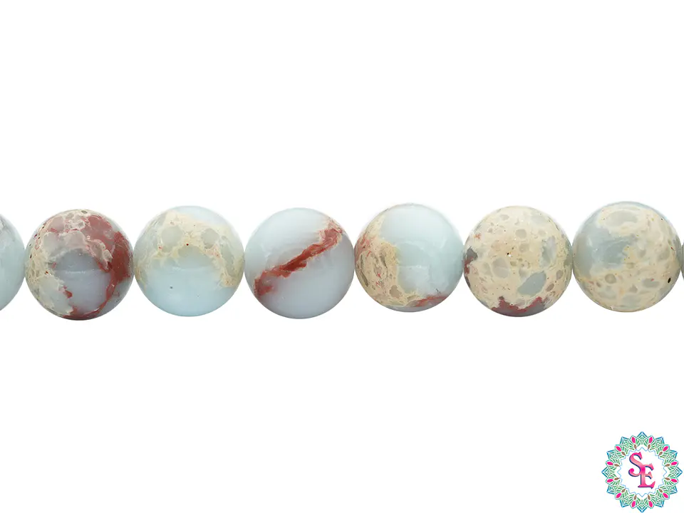 PIEDRA NATURAL LISA JASPER IMPERIAL # 8MM 1