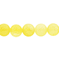 PIEDRA NATURAL LISA AGATA CRAQUELADA AMARILLA # 8MM  - Miniatura 1