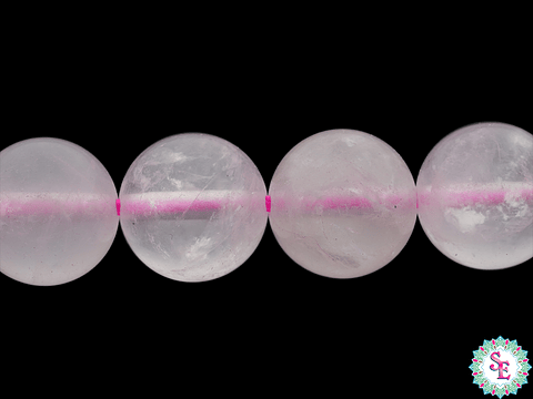 PIEDRA NATURAL LISA CUARZO ROSADO # 10MM